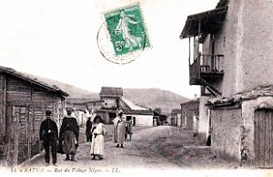 Batna - Rue Village Negre - 1909
